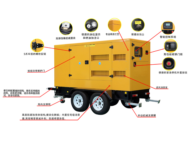 康姆勒拖車發(fā)電機組